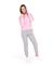 Zenski trenerki Runners 1763 hoodie pink grey