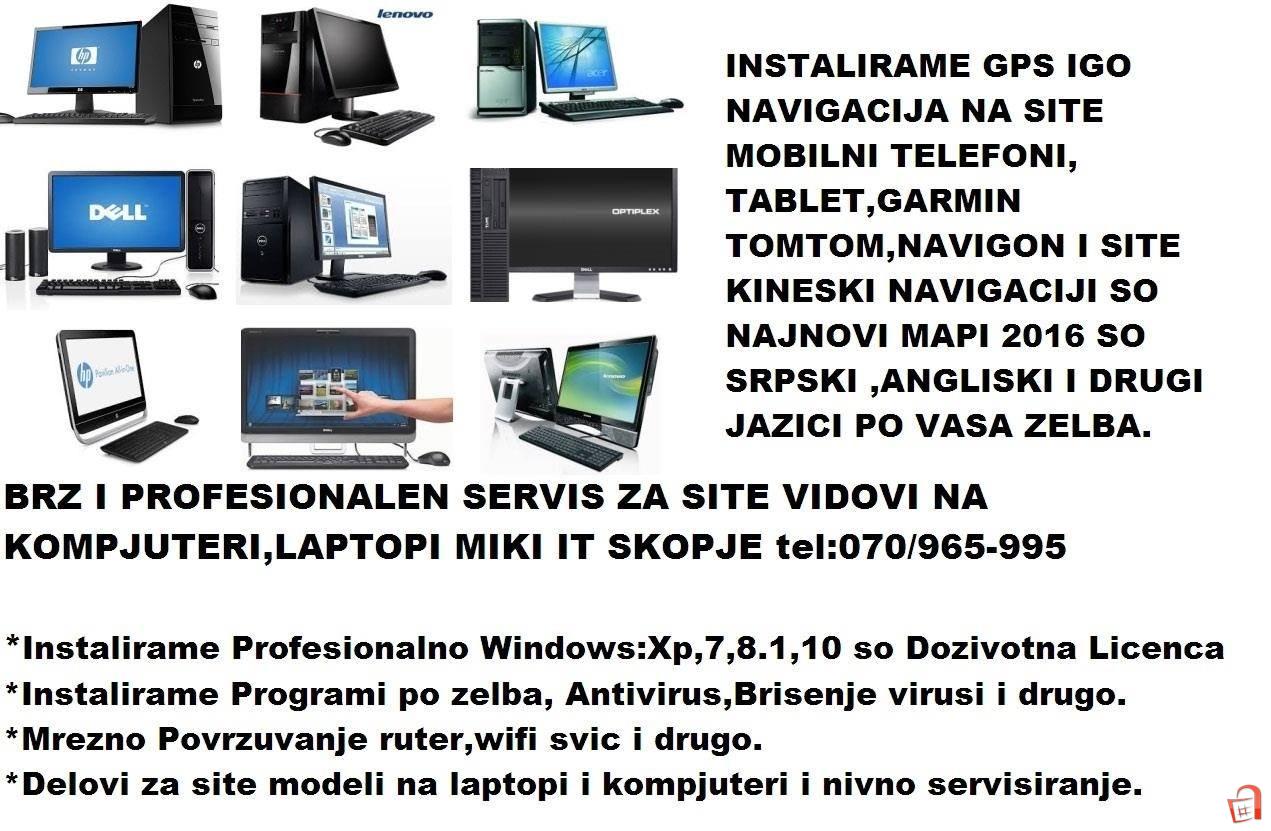 dell asus toshiba hp acer servis