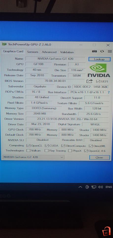 Nvidia geforce gt best sale 420 2gb driver