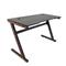 Gaming Desk Carbon Metal Wood Black - Novi