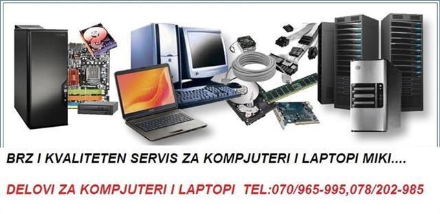 PROFESIONALEN SERVIS ZA KOMPJUTERI LAPTOPI NA POV