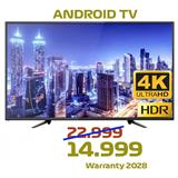 4K HDR Android TV 43Inch 109cm Telefunken 2028 garancija