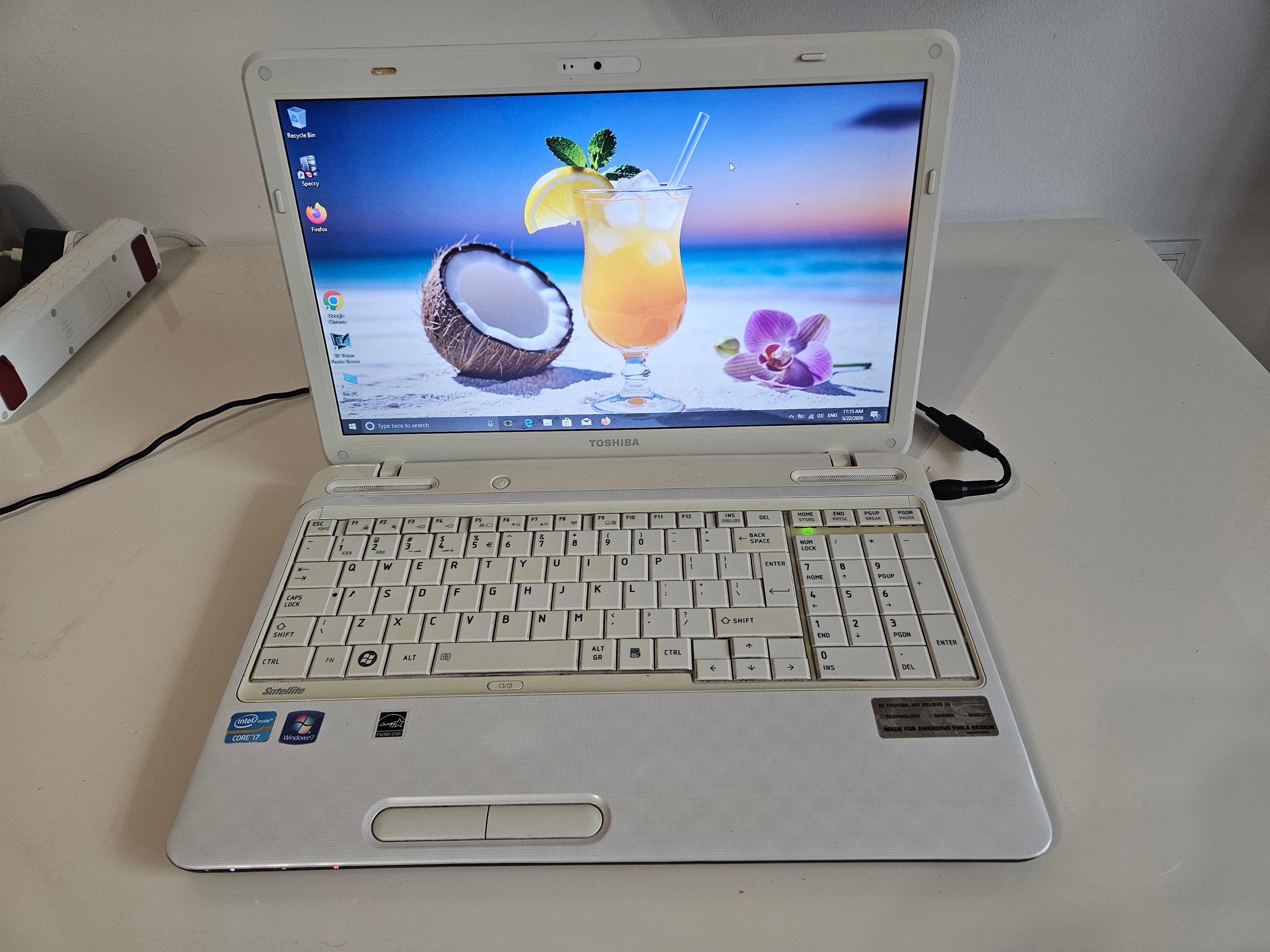 Laptop-Toshiba-L750-intel-core-i7---6gb-ram--750gb-Hdd