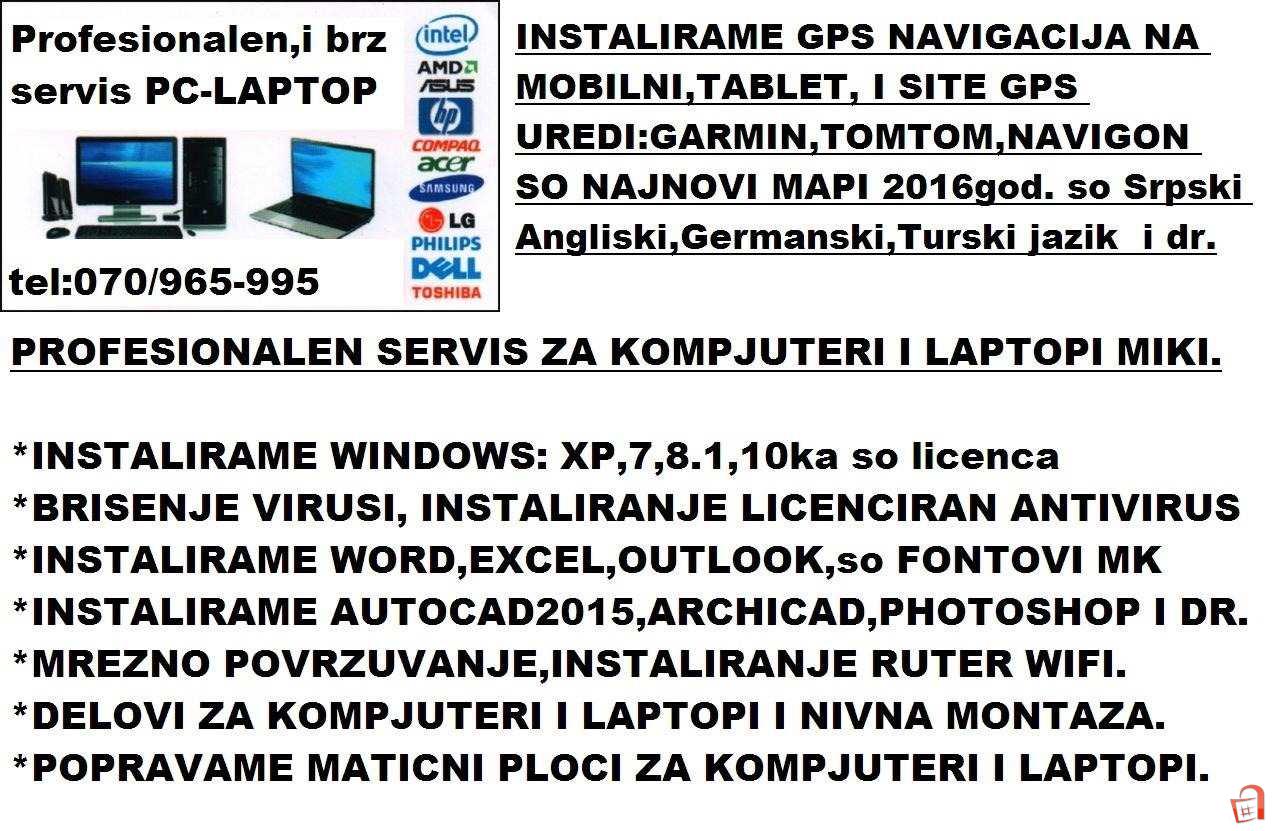 dell asus toshiba hp acer servis