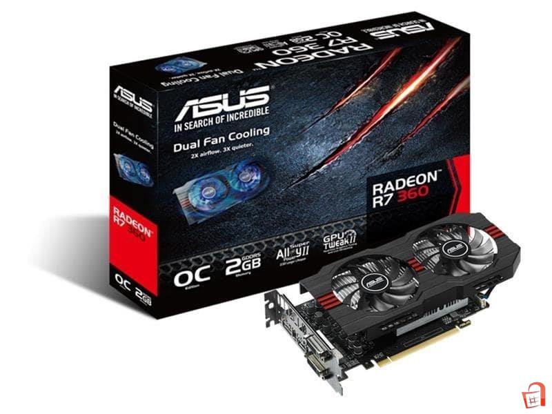 Asus AMD Radeon R7 360 Series + RAM 
