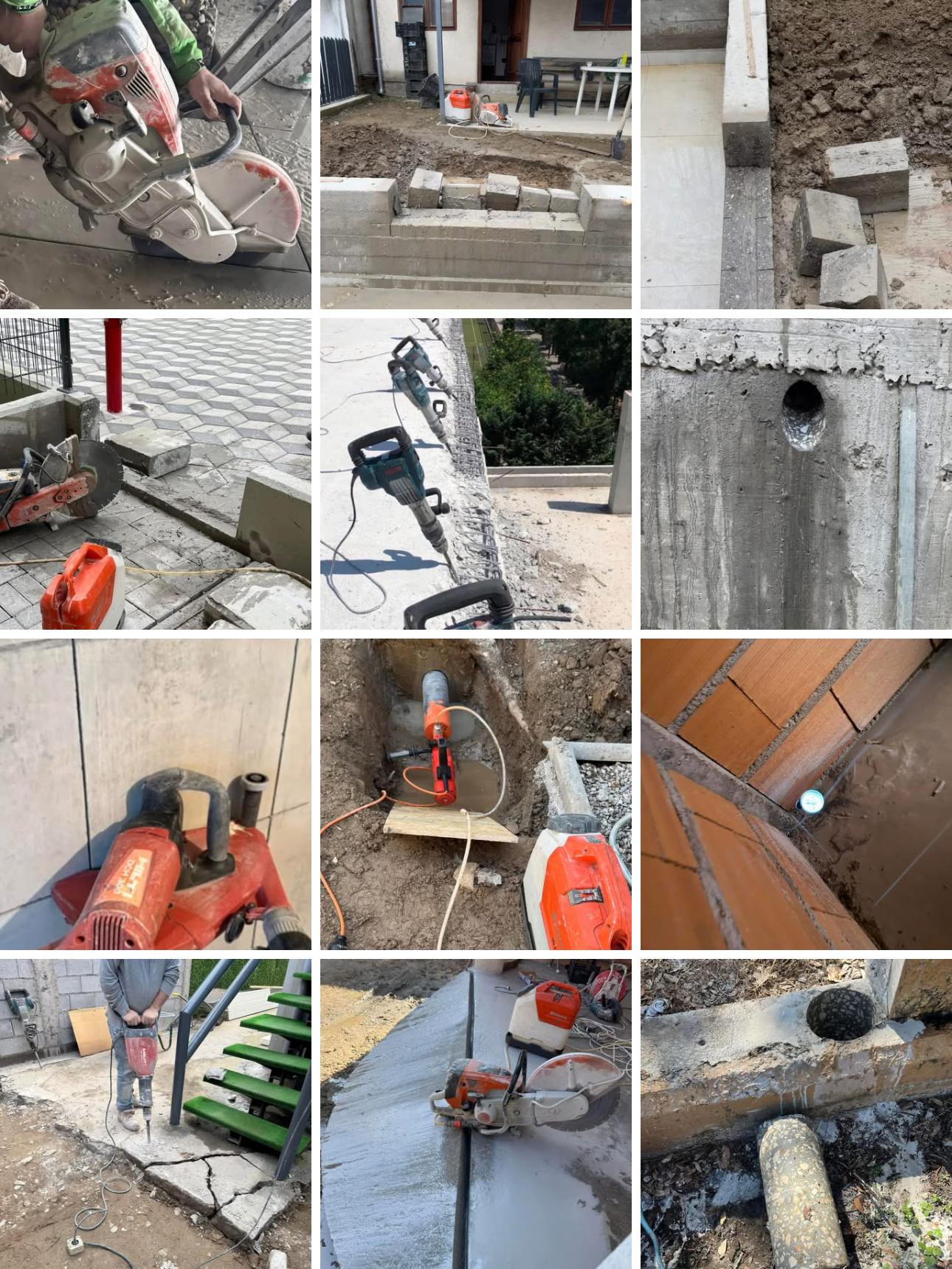 Secenje-Busenje-Krsenje-Rusenje-Beton