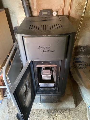 Marelli 18kw podrumska pecka za parno na peleti